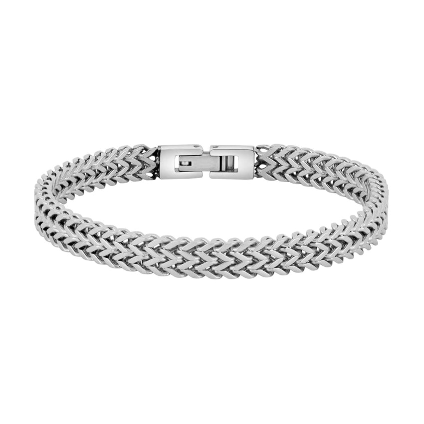 Son of Noa armbånd i blankt stål 19–23 cm